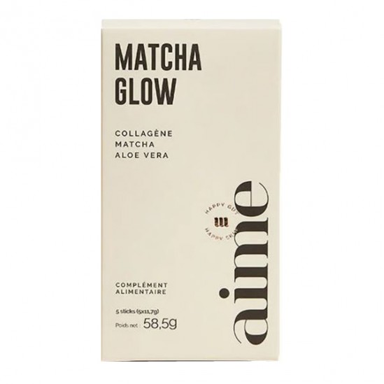 Aime Matcha Glow complément alimentaire collagène 5 sticks