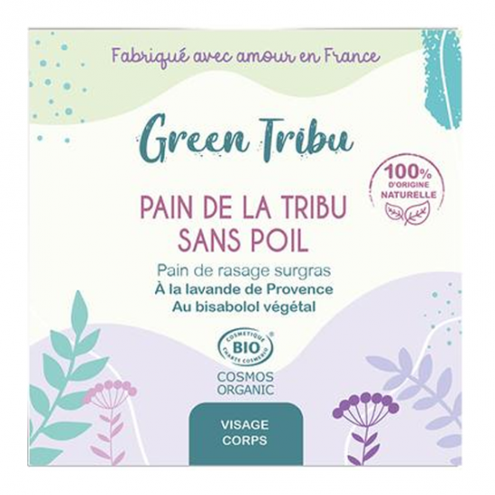 Green Tribu pain de la tribu sans poils bio 110gr