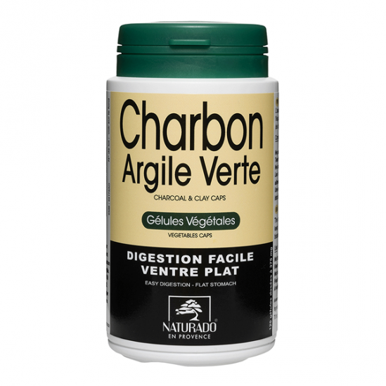 Naturado charbon argile verte 120 gélules