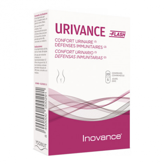 Inovance Urivance Flash confort urinaire 20 comprimés