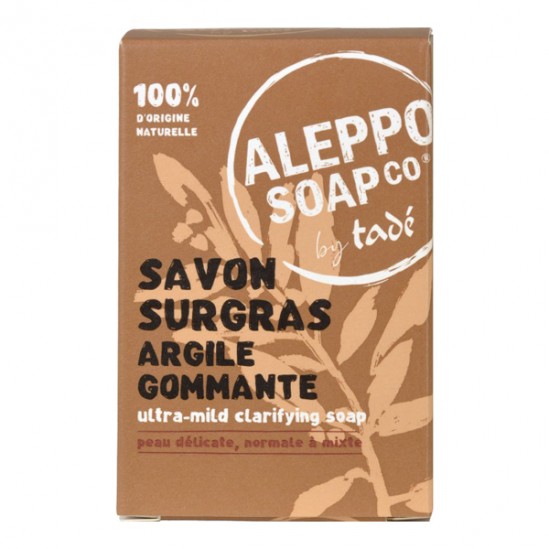 Tadé savon d'Alep surgras Argile gommante 150gr