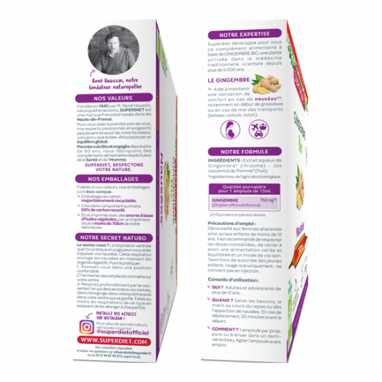 Superdiet Gingembre bio 20...