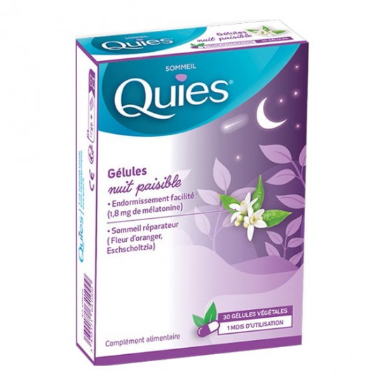 Quies Sommeil Gélules nuit paisible 30 gélules végétales