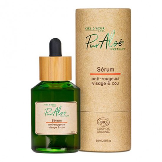 Pur Aloé Premium sérum anti-rougeurs bio visage & cou 60ml