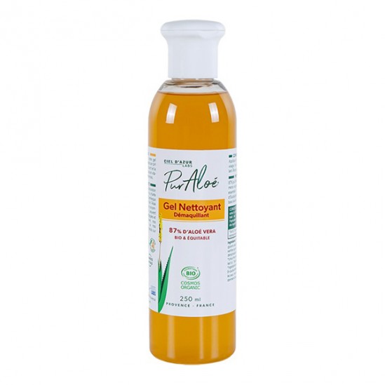 Pur Aloé Gel nettoyant démaquillant bio 250ml