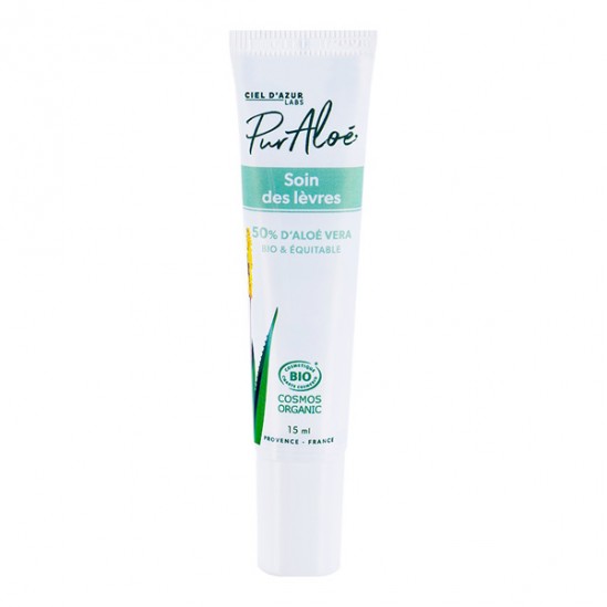 Pur Aloé soin des lèvres 50% Aloé Vera bio 15ml