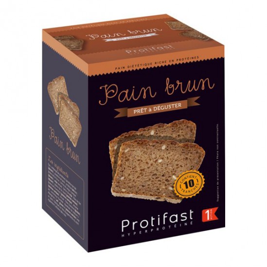 Protifast Pain brun 10 tranches 500gr