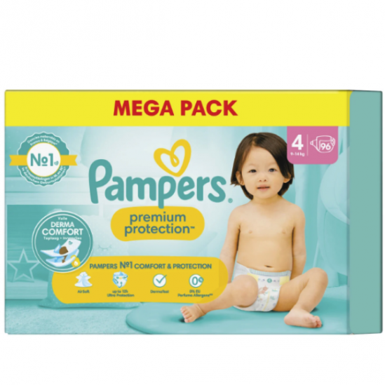 Pampers Bébé Premium Protection 82 couches Taille 5  de 11Kg-16Kg