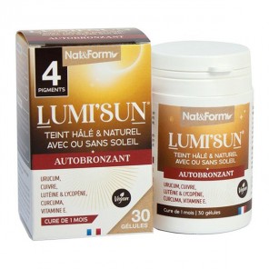Nat & Form Lumi'Sun Autobronzant 30 gélules