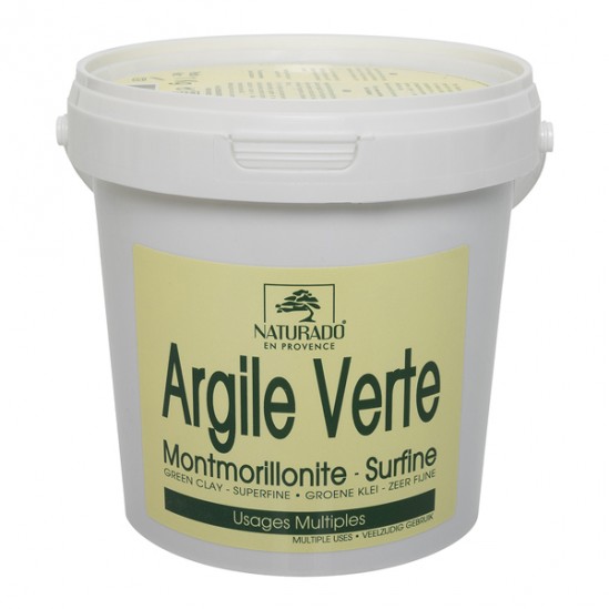 Naturado Argile surfine verte Montmorillonite 1kg