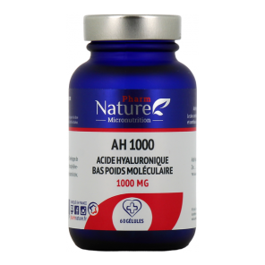 Pharm Nature AH-1000 Acide hyaluronique 1000mg 60 gélules