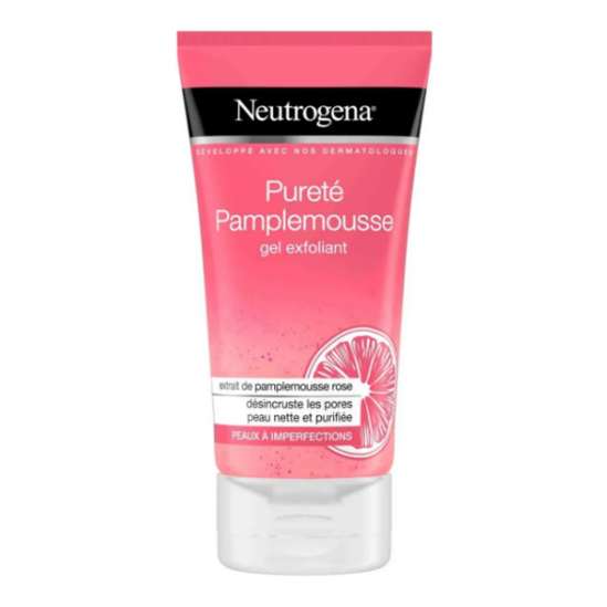 Neutrogena visibly clear gel nettoyant exfoliant pamplemousse rose 150ml
