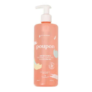 Poupon eau nettoyante san rinçage à l'Aloé Vera bio 400ml