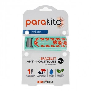 Parakito Adulte bracelet anti-moustiques rechargeable Fun Étoiles