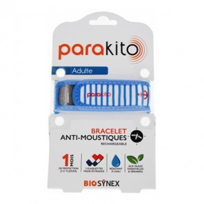 Parakito bracelet anti-moustique orange