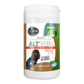 Vetobiol Alt'vers poudre pour petit chien - de 20kg 30gr