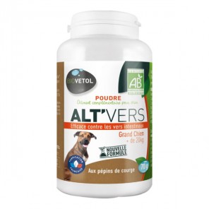 Vetobiol Alt'vers poudre pour petit chien - de 20kg 30gr