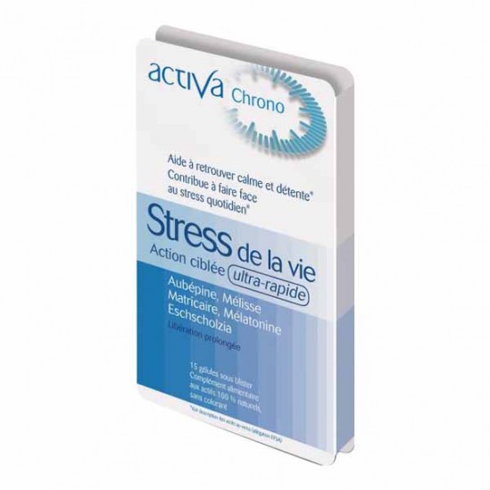 Activa chrono stress de la vie 15 gélules