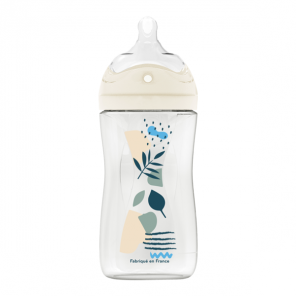 Dodie biberon tétine multi-perforée anti-colique 0 - 6 mois bleu 150ml