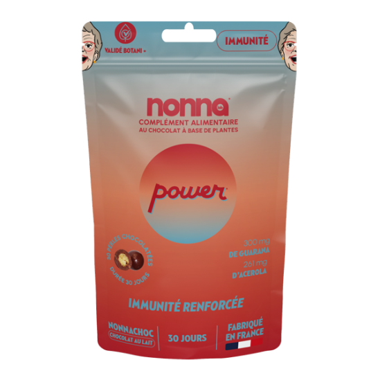 Nonna Choc Power immunité chocolatée sachet de 30 perles 90gr