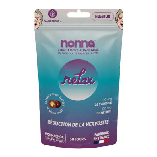 Nonna Choc Relax stress chocolatée sachet de 30 perles 90gr