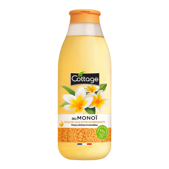 Cottage douche huile extra nourrissante au Monoï 560ml