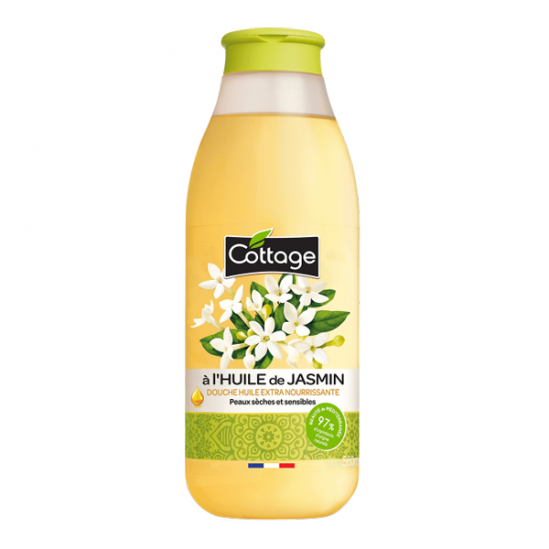 Cottage douche huile extra nourrissante à l'Huile de Jasmin 560ml
