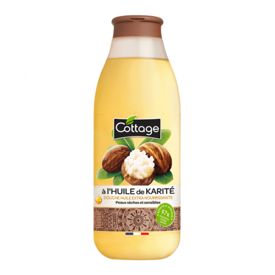 Cottage douche huile extra nourrissante à l'Huile de Karité 560ml