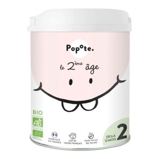 Popote le lait 2ème âge bio 800gr