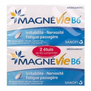 MAGNEVIE B6 100MG/10MG CP PELL PLQ/120X2