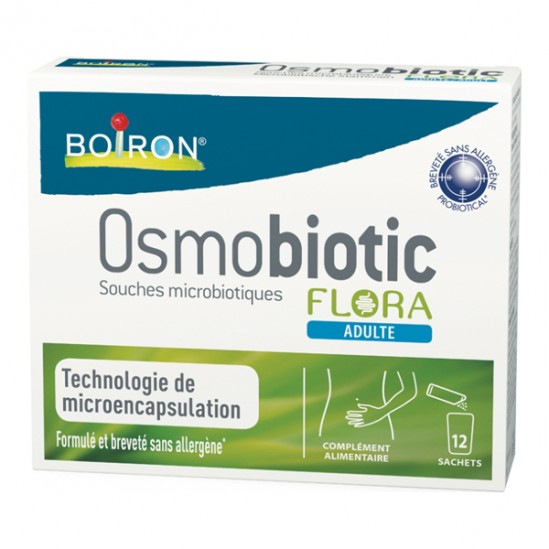 Boiron osmobiotic flora adulte 12 sachets