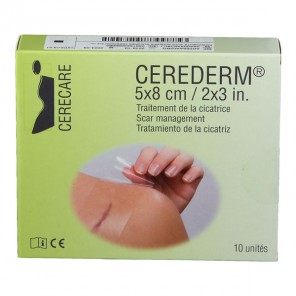 Cerecare Cerederm pansement 5x8cm 10 pièces