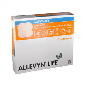 Allevyn Life pansements 21 x 21 cm boîte de 10