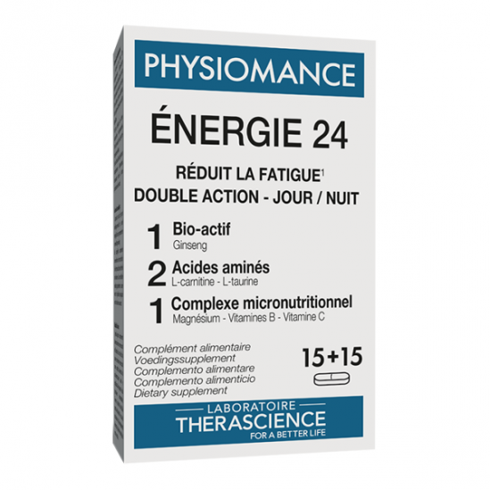 Therascience Physiomance Énergie 24 - 30 comprimés