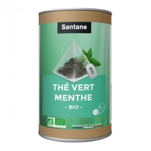 Santane Thé Vert Menthe infusion bio 16 sachets
