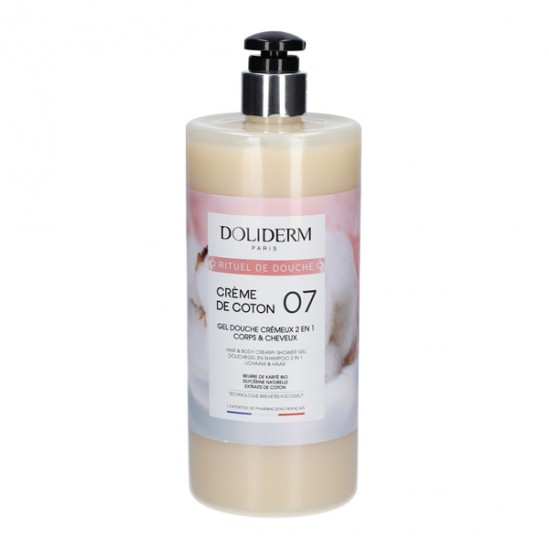 Doliderm Aqua minéral n°1 gel douche crémeux 2 en 1 - 1L