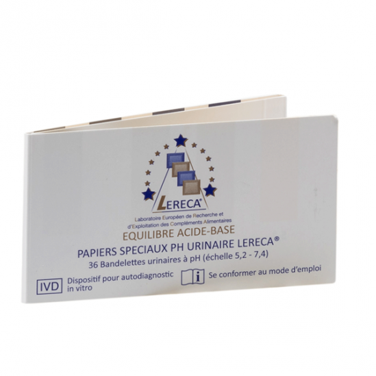 Lereca papier spéciaux PH urinaire 36 bandes