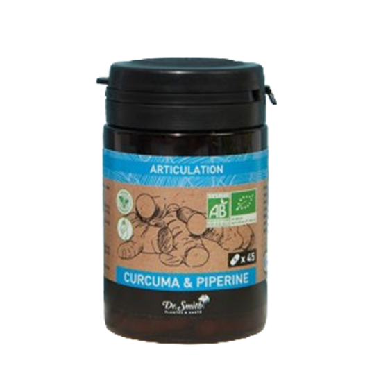 Dr Smith Curcuma bio 45 gélules