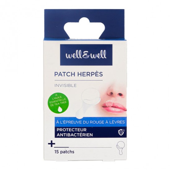 Well & Well Patch Herpès 15 pièces