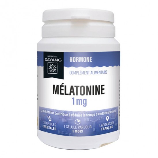 Dayang Mélatonine 1mg 30 gélules végétales