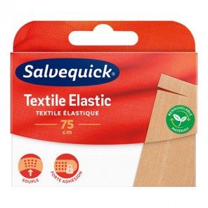 Salvequick Textile Elastic pansement 75cm