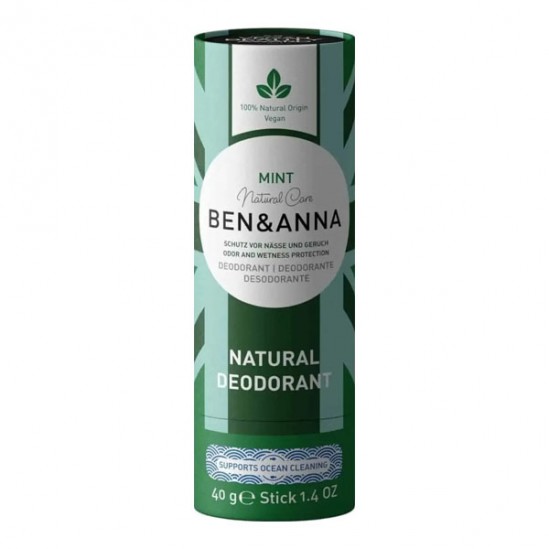 Ben&Anna déodorant stick menthe 40gr