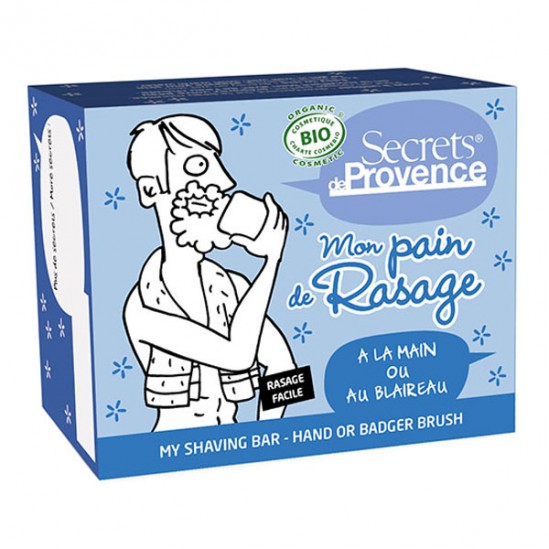 Secrets de Provence Mon pain de rasage homme bio 90gr