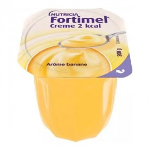 Nutricia Fortimel Crème 2 kcal banane lot de 4 x 200gr