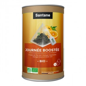 Santane Journée Boostée infusions bio 16 sachets