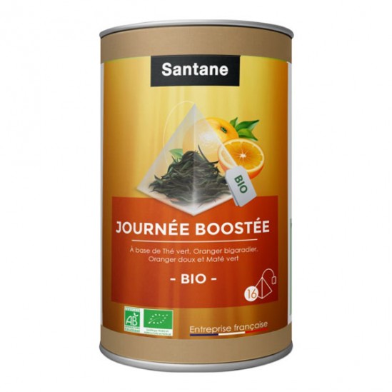 Santane Journée Boostée infusions bio 16 sachets