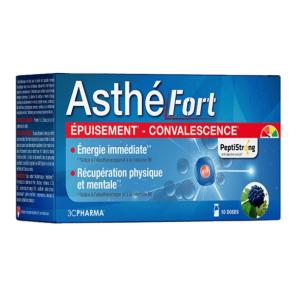 3C Pharma Asthé Fort épuisement convalescence 10 doses