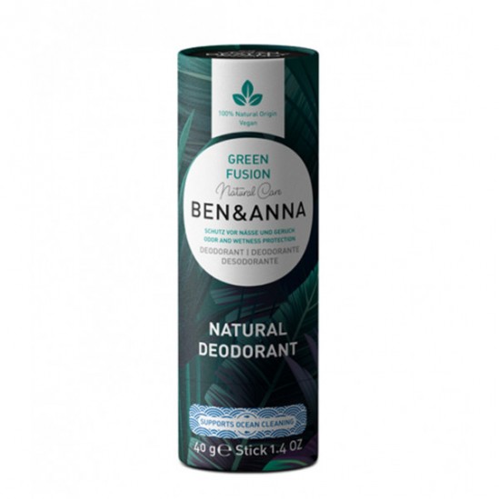 Ben & Anna Green Fusion déodorant naturel stick 40gr