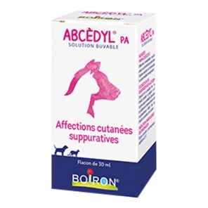 Boiron Abcèdyl solution orale chiens et chats 30ml