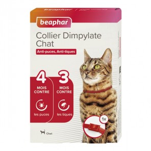 Beaphar Collier Dimpylate rouge chat